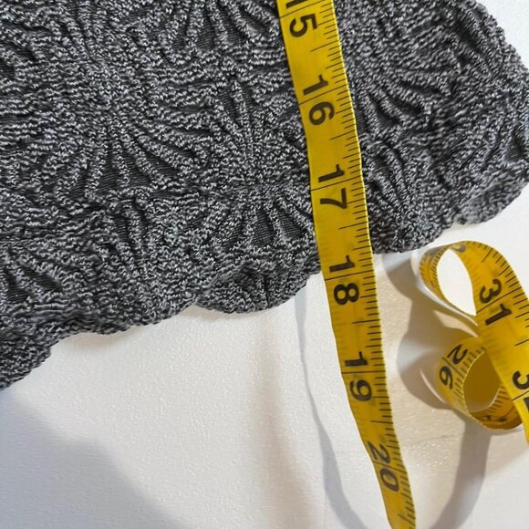 free people gray black love letter tank size medium - Picture 7 of 7